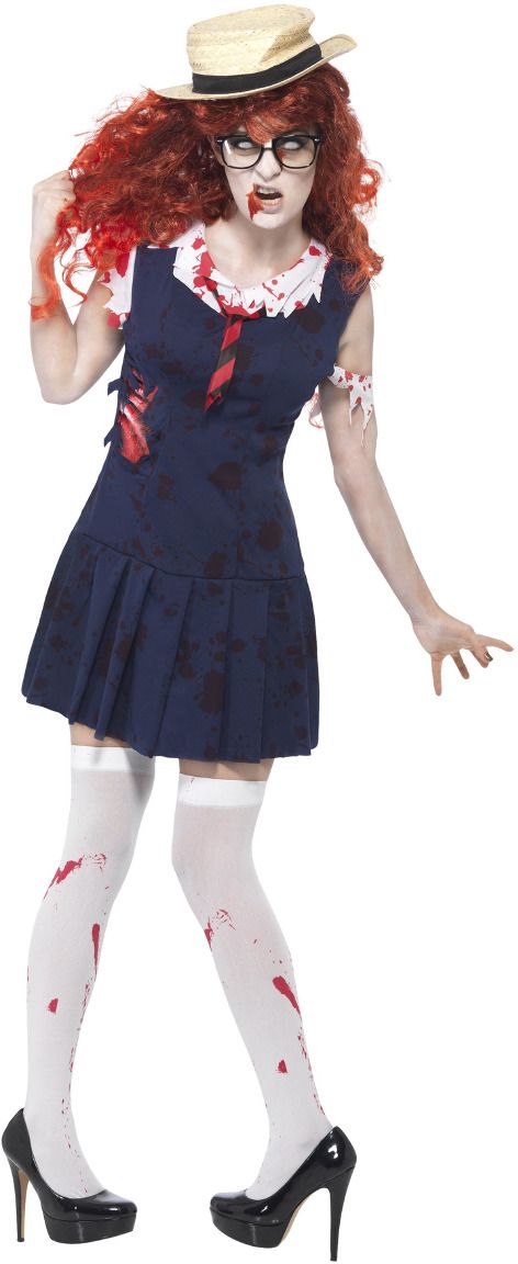 Zombie Studenten Outfit Dames
