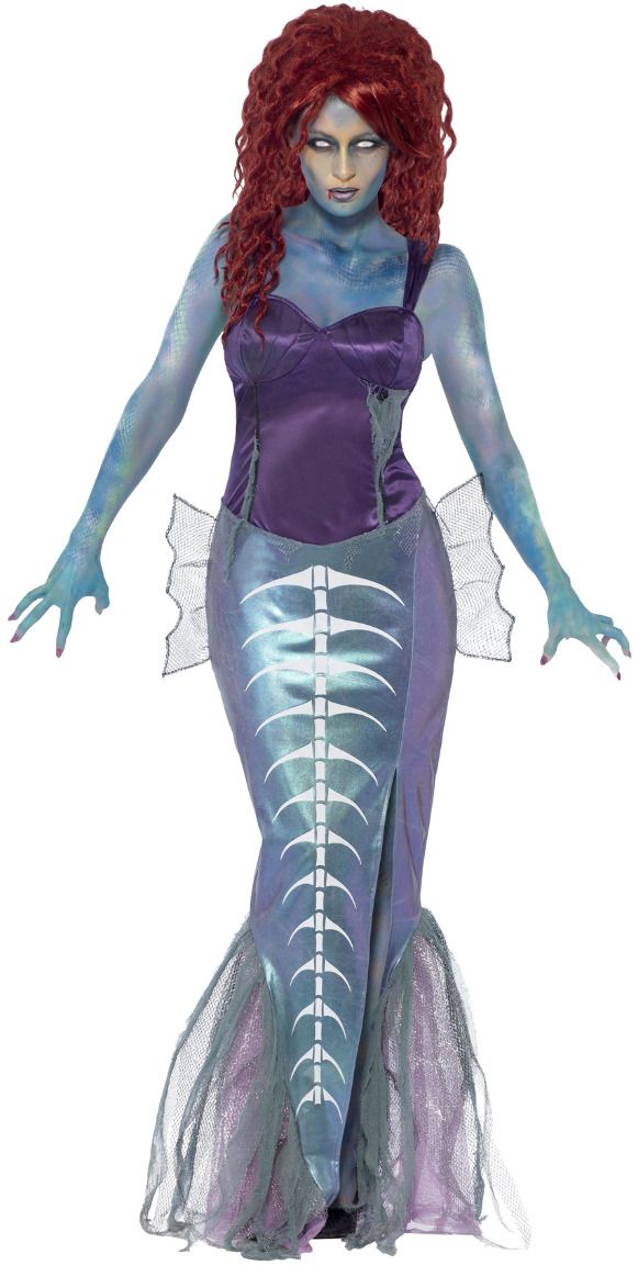Zombie zeemeermin kostuum