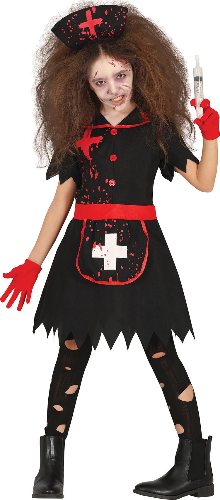 Zombie Zwarte Zuster Jurk Meisjes