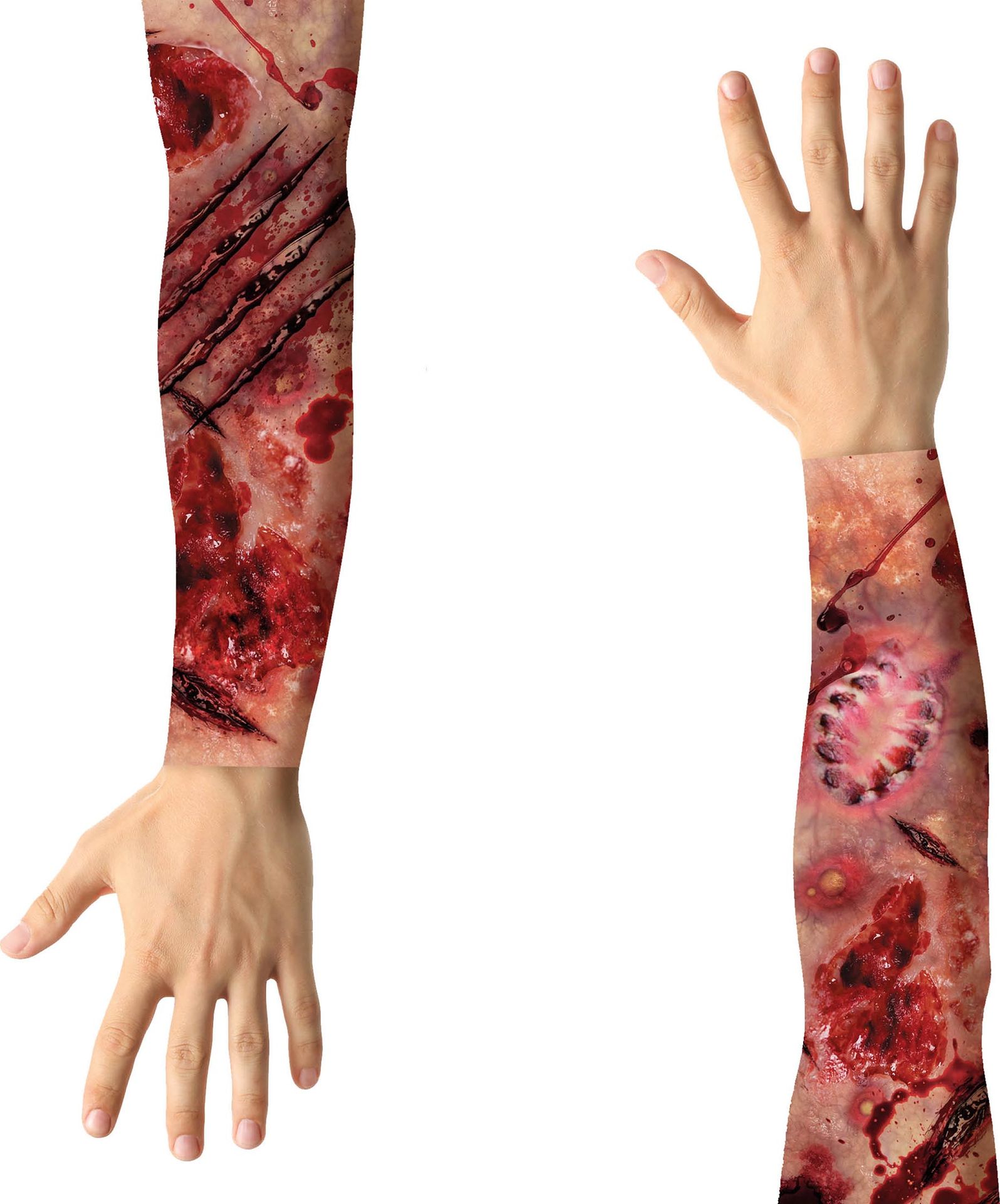 Zombiewonden Tattoo Mouwen