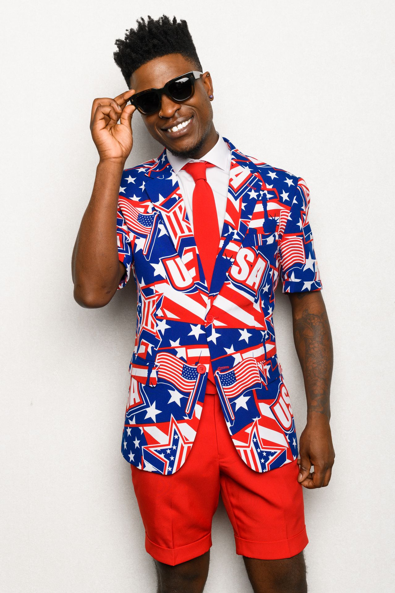Zomers Amerikaans Opposuits Kostuum