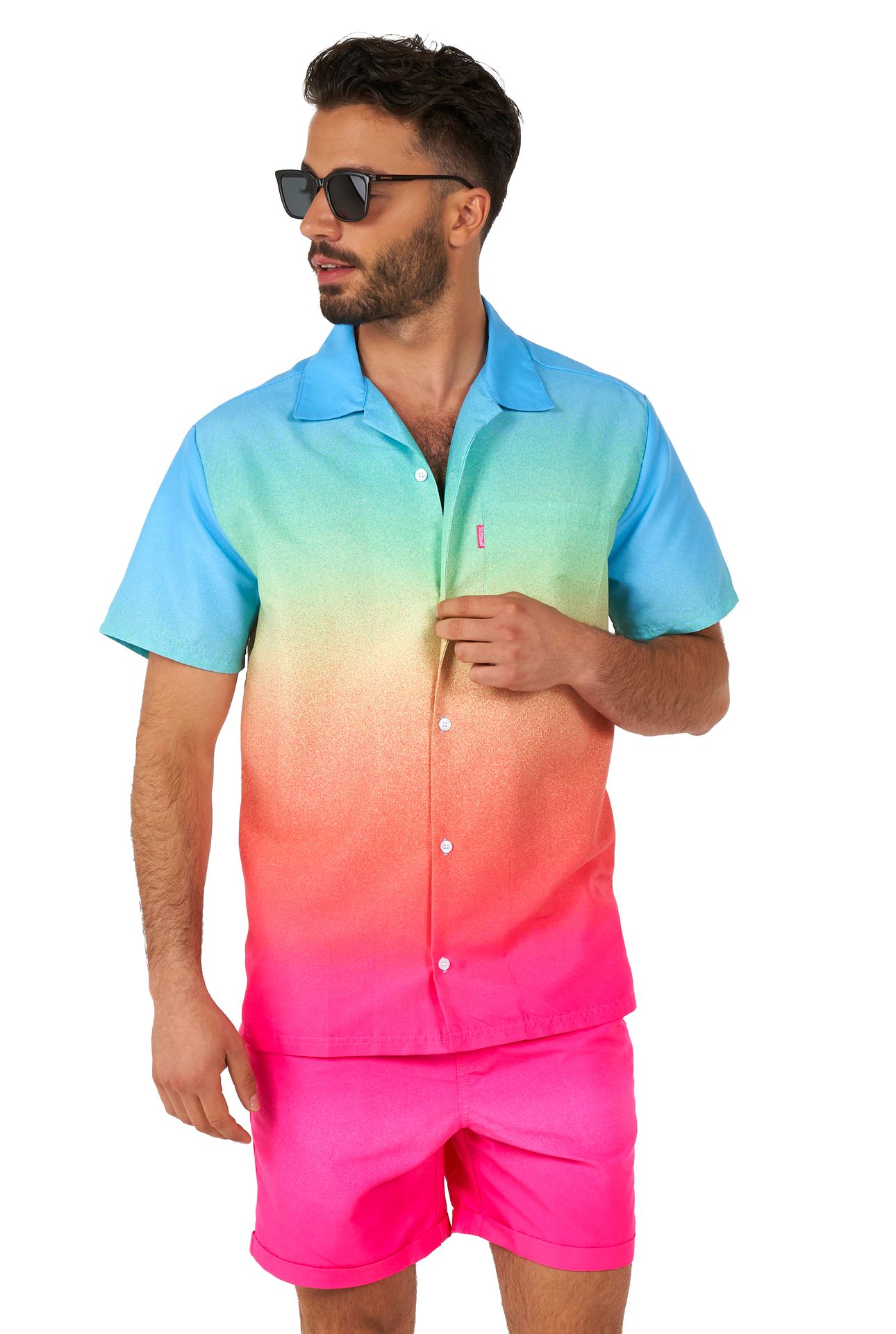 Zomers Neon Kleuren Opposuits Beach Combo Kostuum