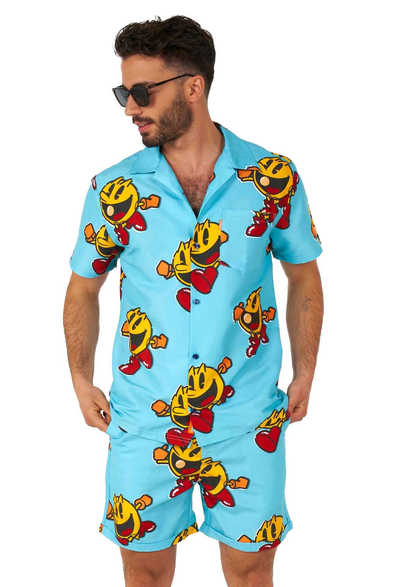 Zomers Pacman Opposuits beach combo kostuum
