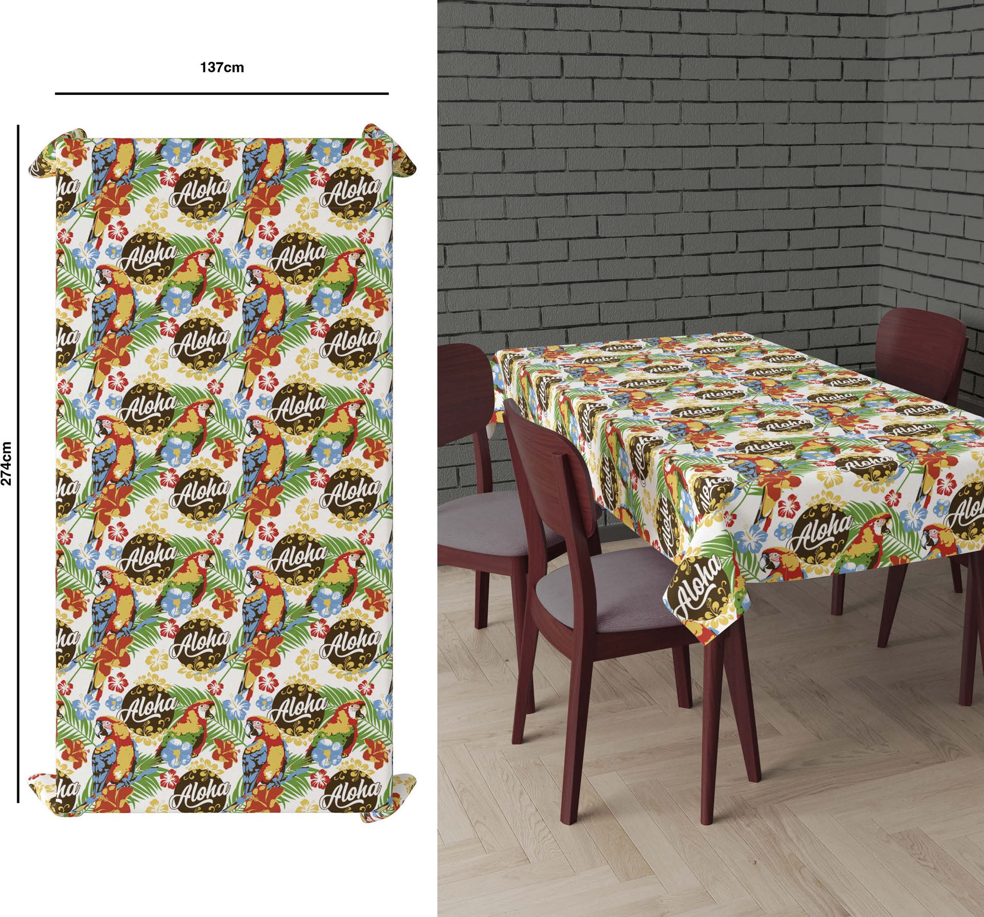 Zomers Tafelkleed Aloha Hawaii