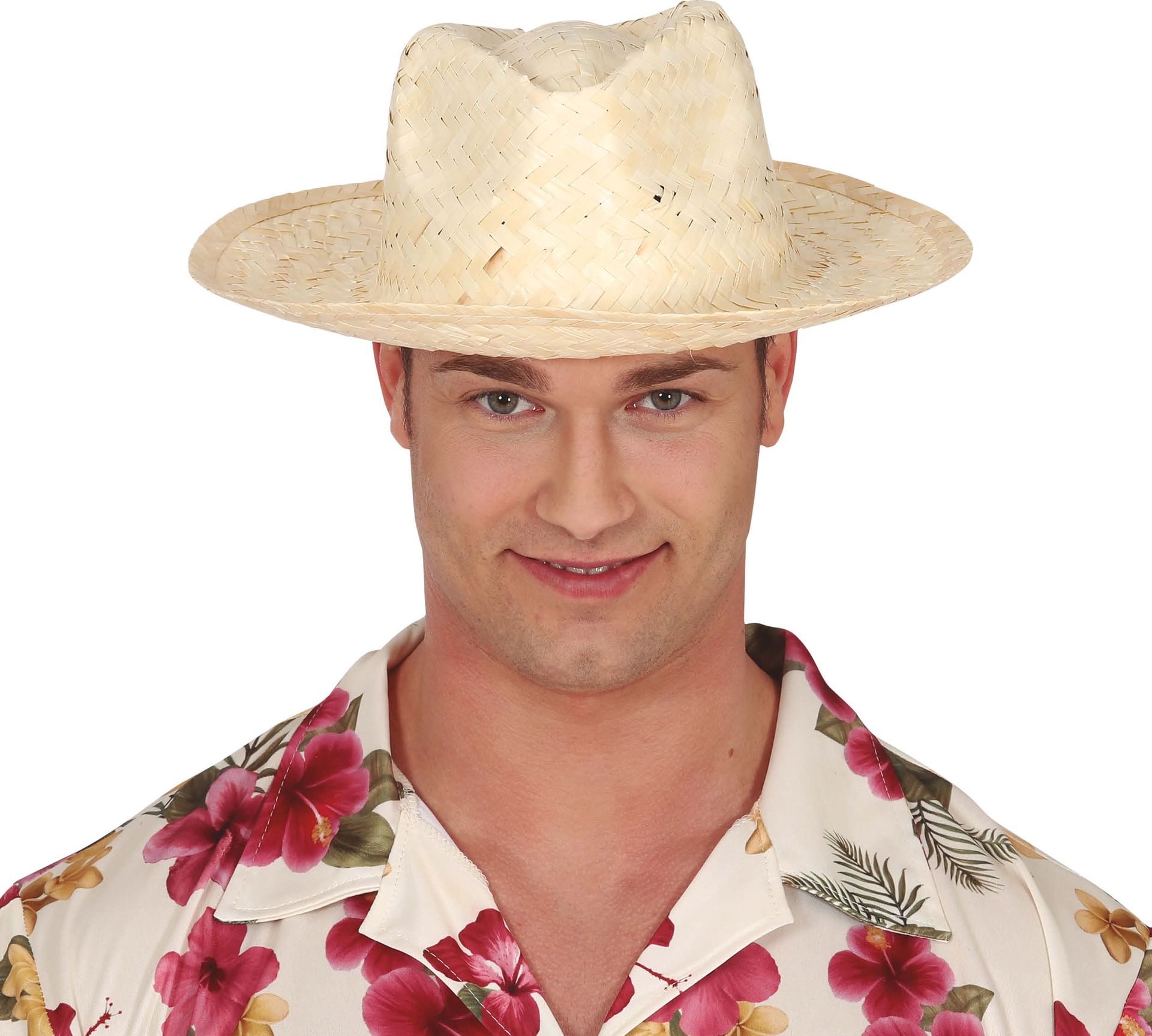 Zomerse Hawaii Fedora Strohoed