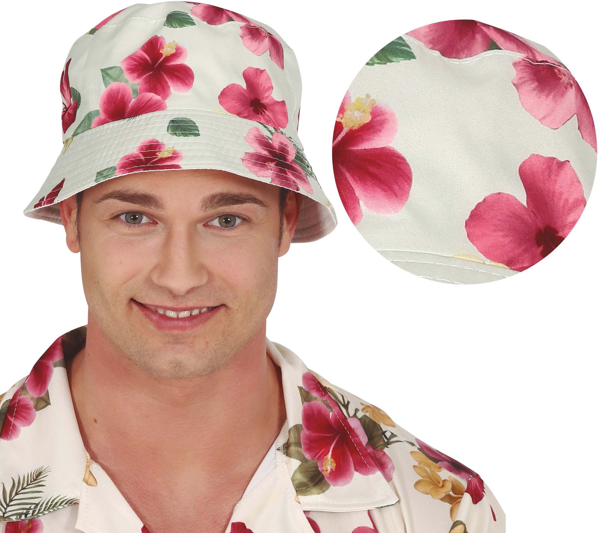 Zomerse Vissershoed Wit Roze