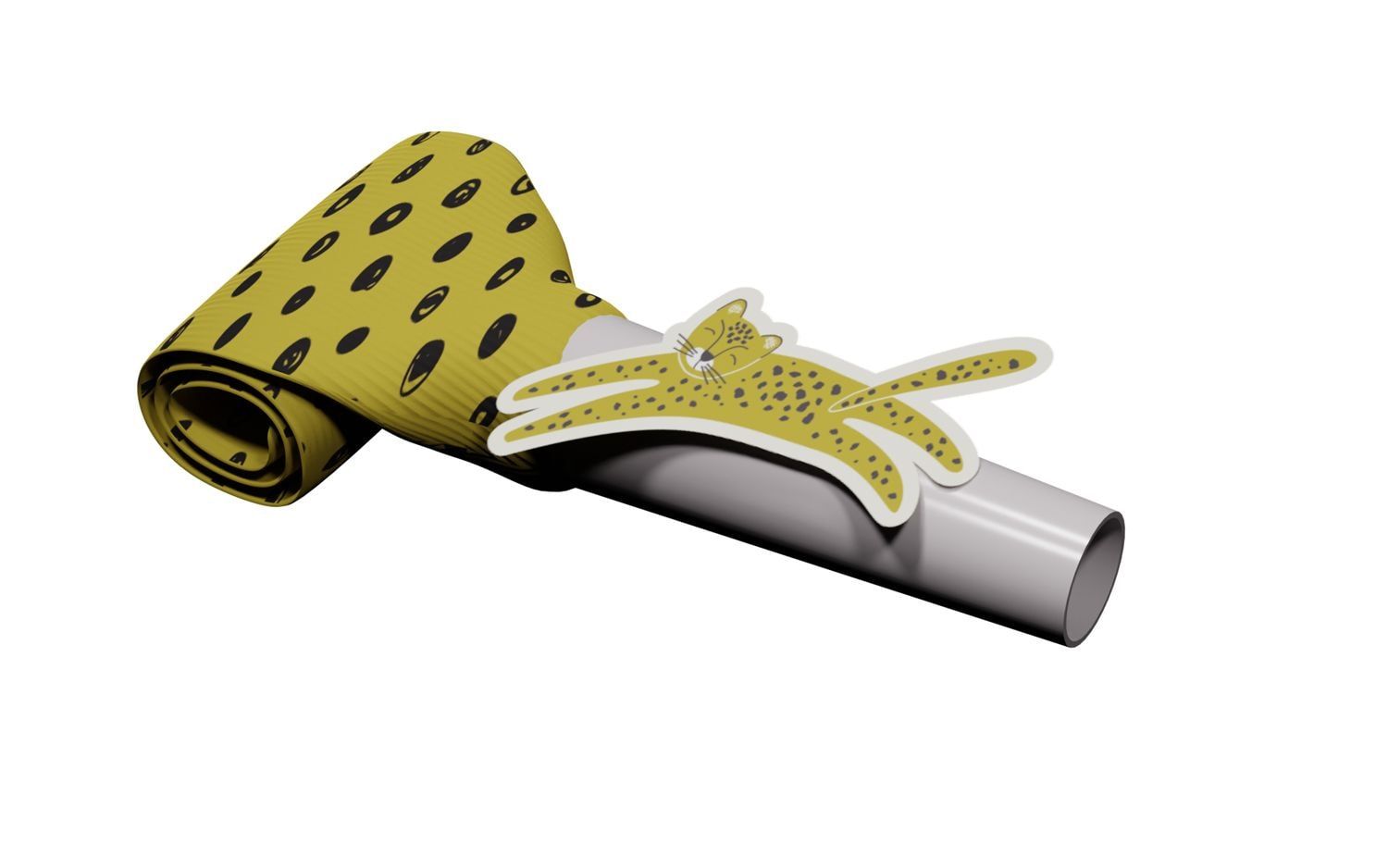 Zoo Party Kinderfeestje Roltoeters 6 Stuks