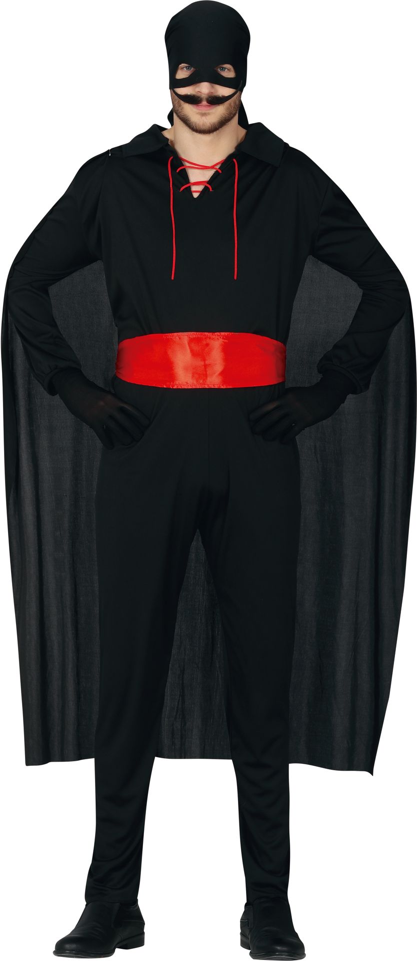 Zorro Superheld Kostuum Mannen