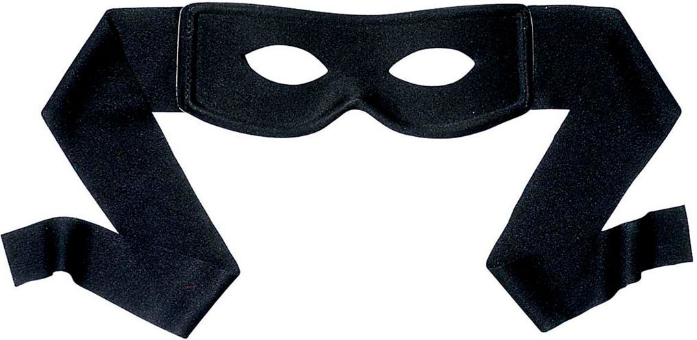 Zorro Zwart Oogmasker