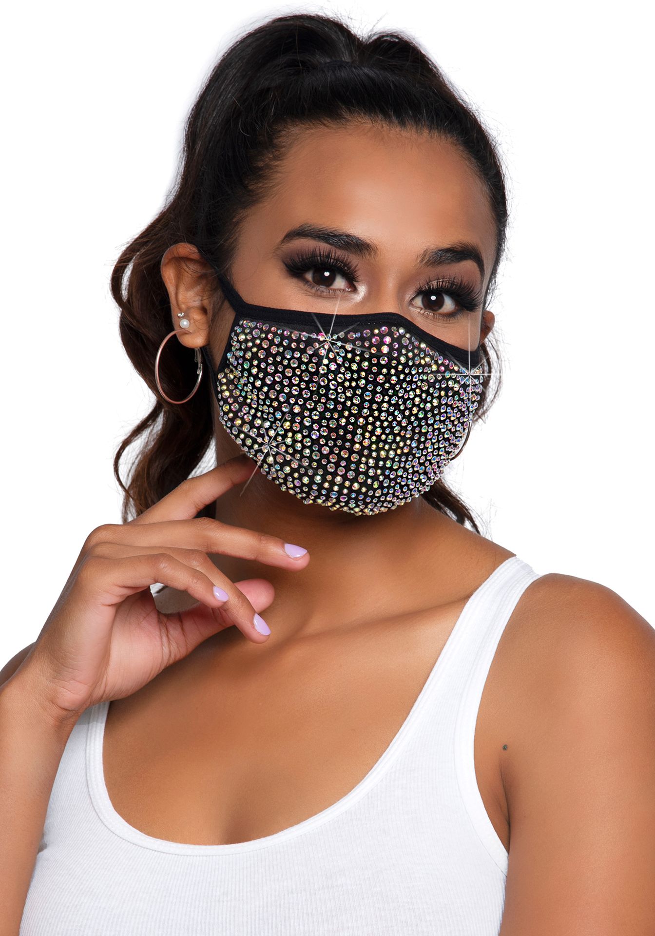 Zuri Strass Steentjes Mondmasker