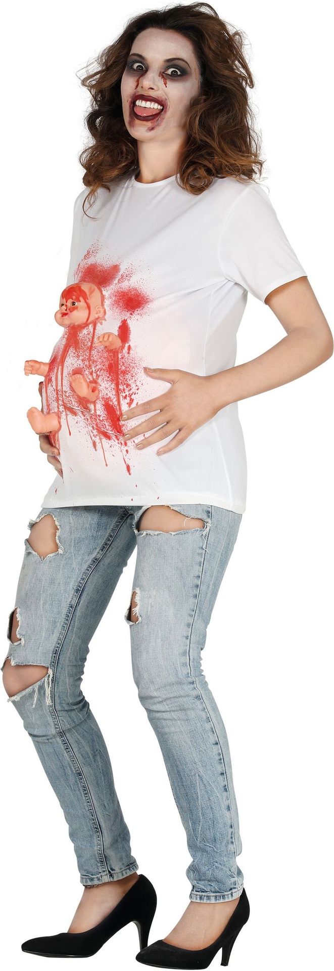 Zwangere zombie shirt