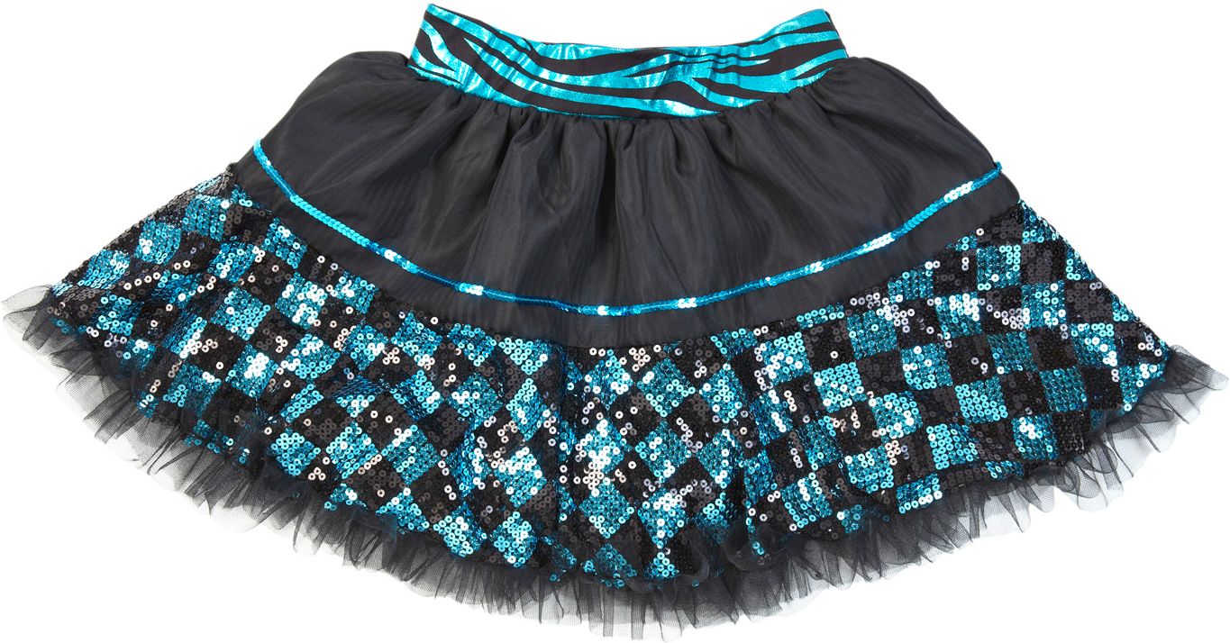 Zwart Blauwe Pailletten Tutu