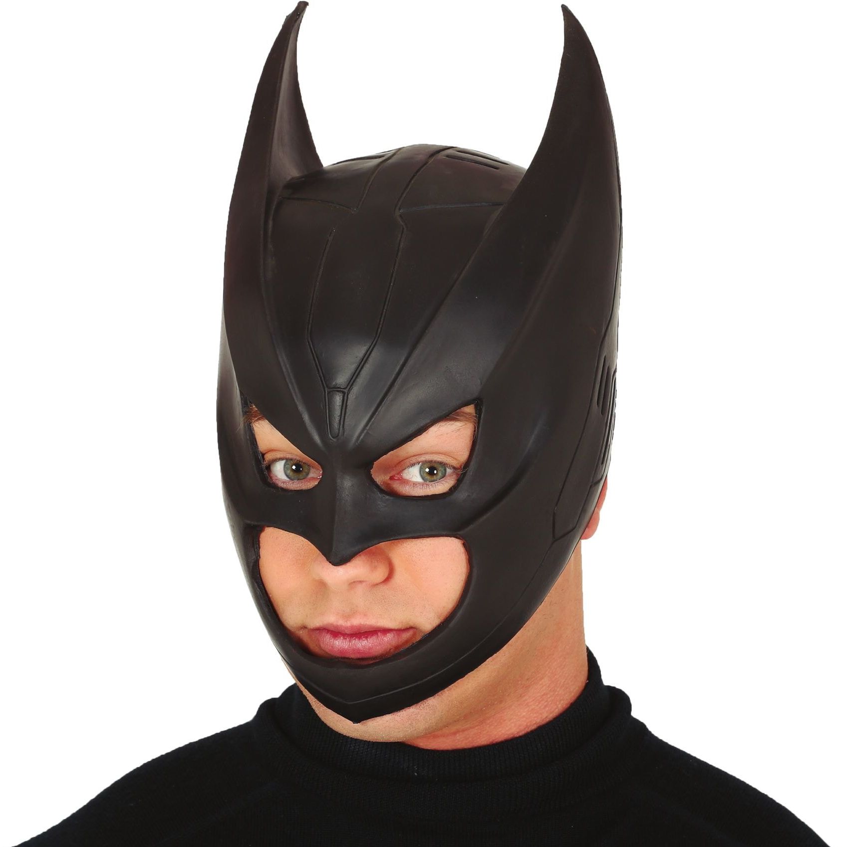 Zwart Catwoman superheld masker