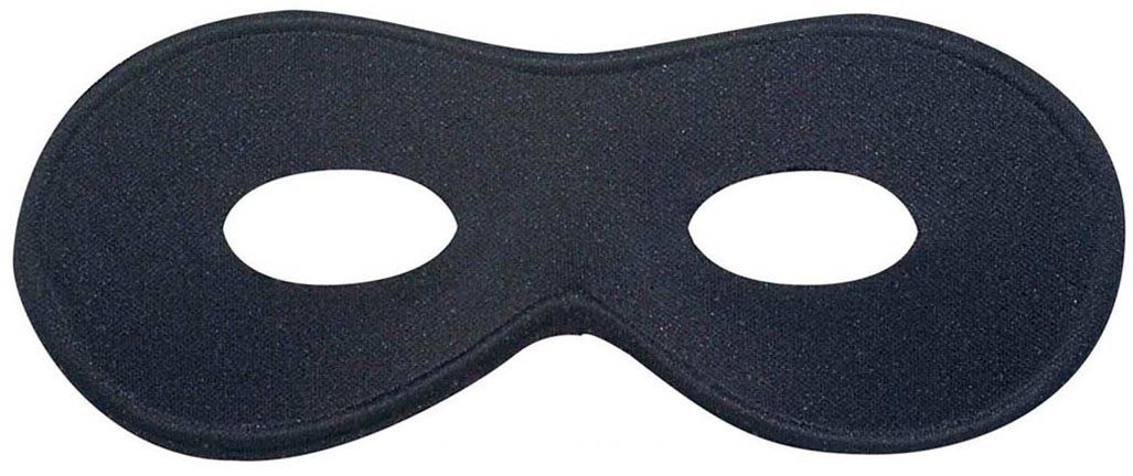 Zwart Chevalier Oogmasker