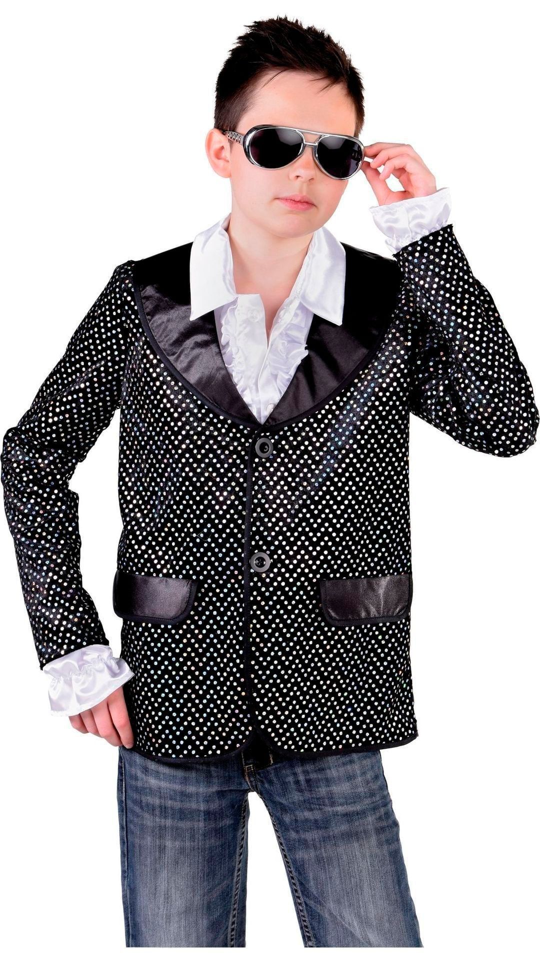 Zwart Disco Colbert Jongens