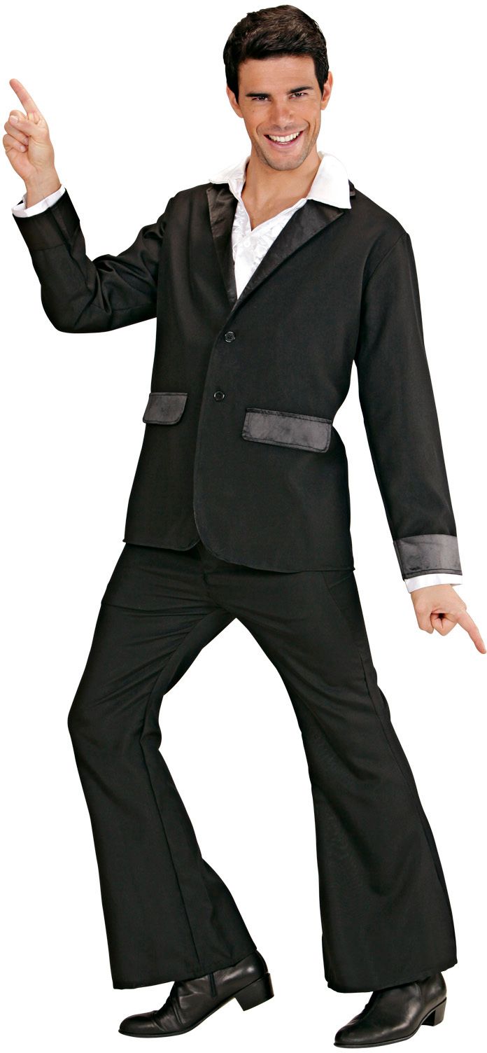 Zwart Disco Kostuum