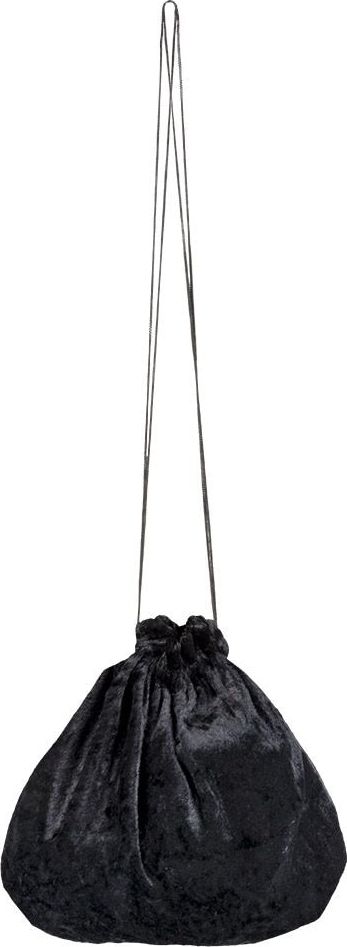 Zwart Fluwelen Buidel Tasje