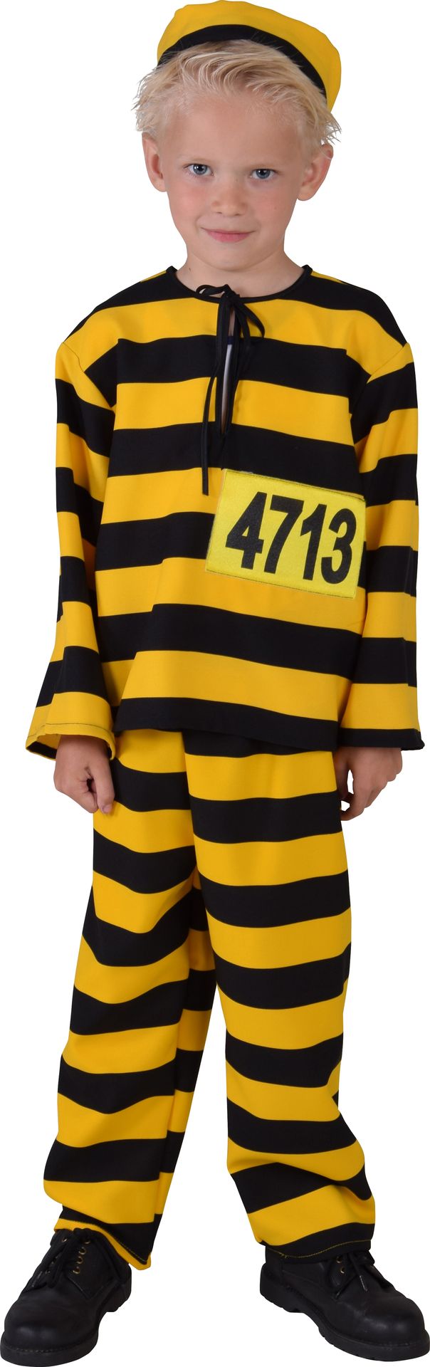 Zwart Geel Boeven Kostuum Kinderen