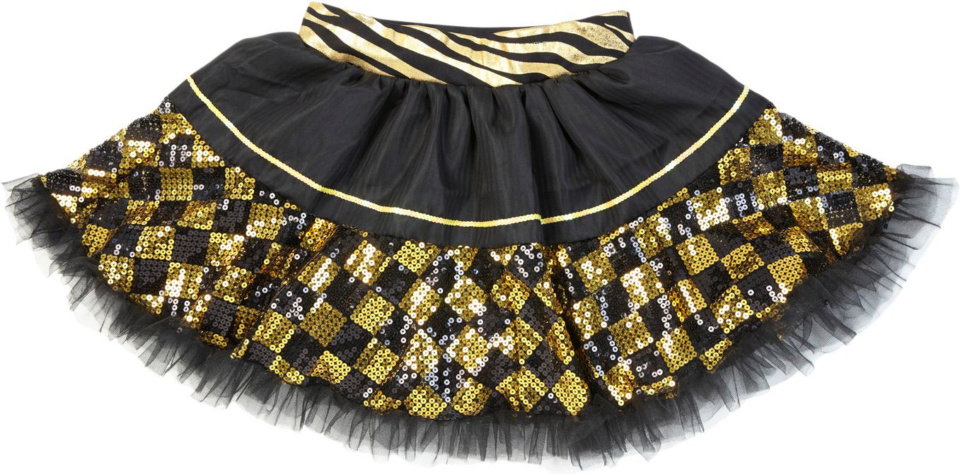 Zwart Gouden Pailletten Tutu