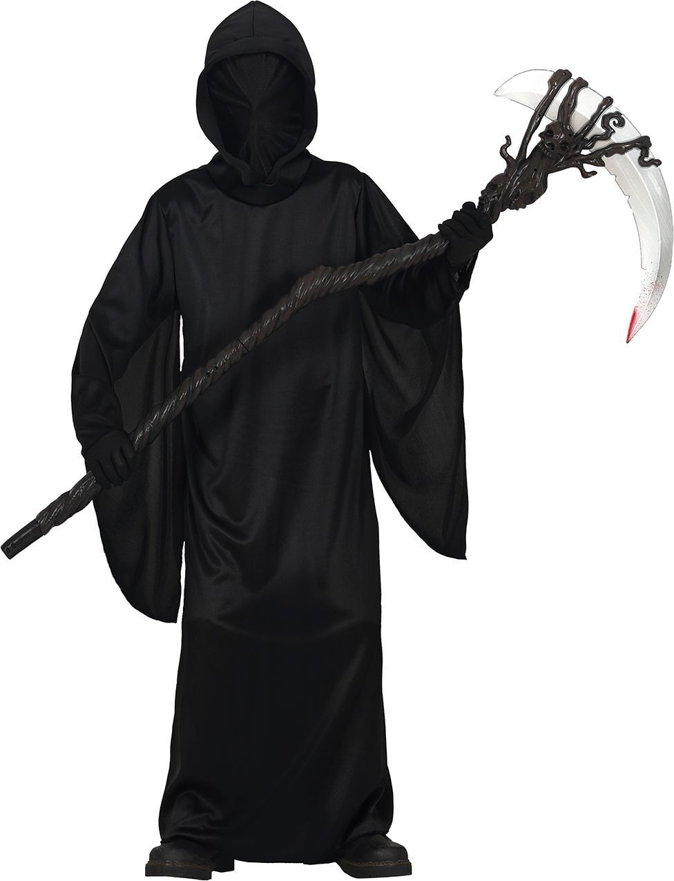 Zwart Grim Reaper Gewaad Kind