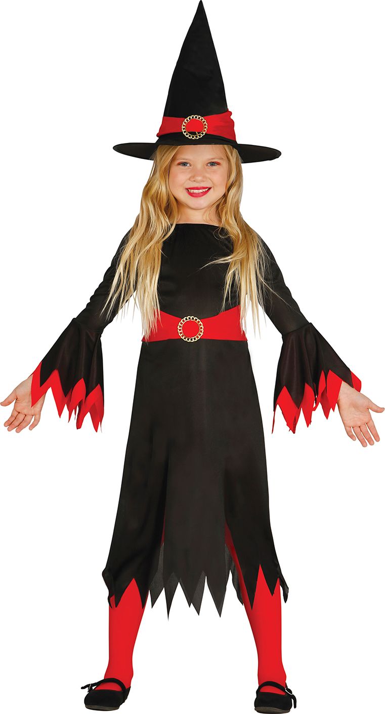 Zwart Heksenjurkje Kind