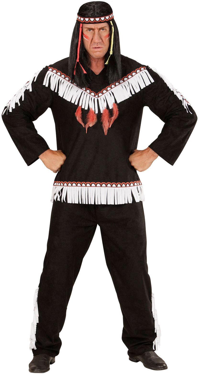 Zwart Indianen Pak Man