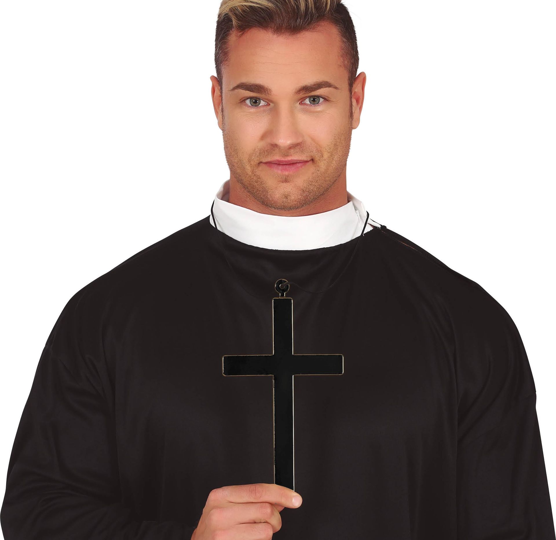 Zwart Kruis Priester Christelijk