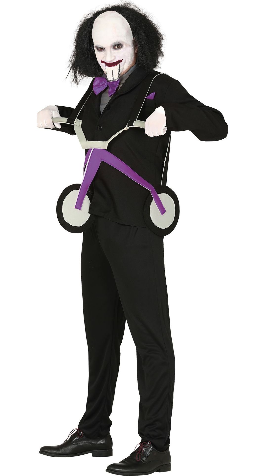 Zwart met Paars Saw Kostuum
