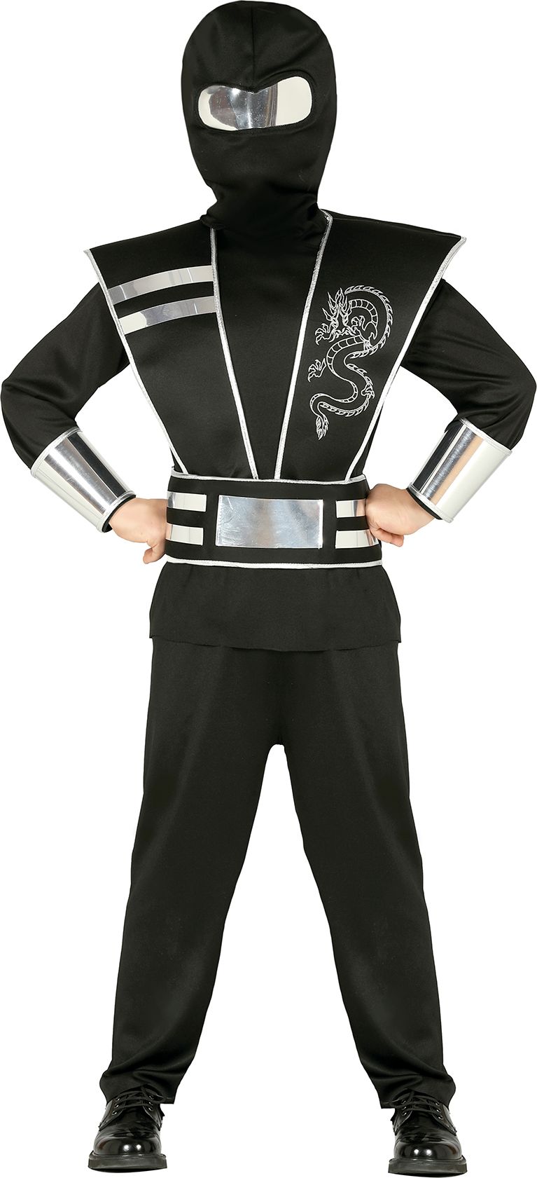 Zwart Ninja Kostuum Kind