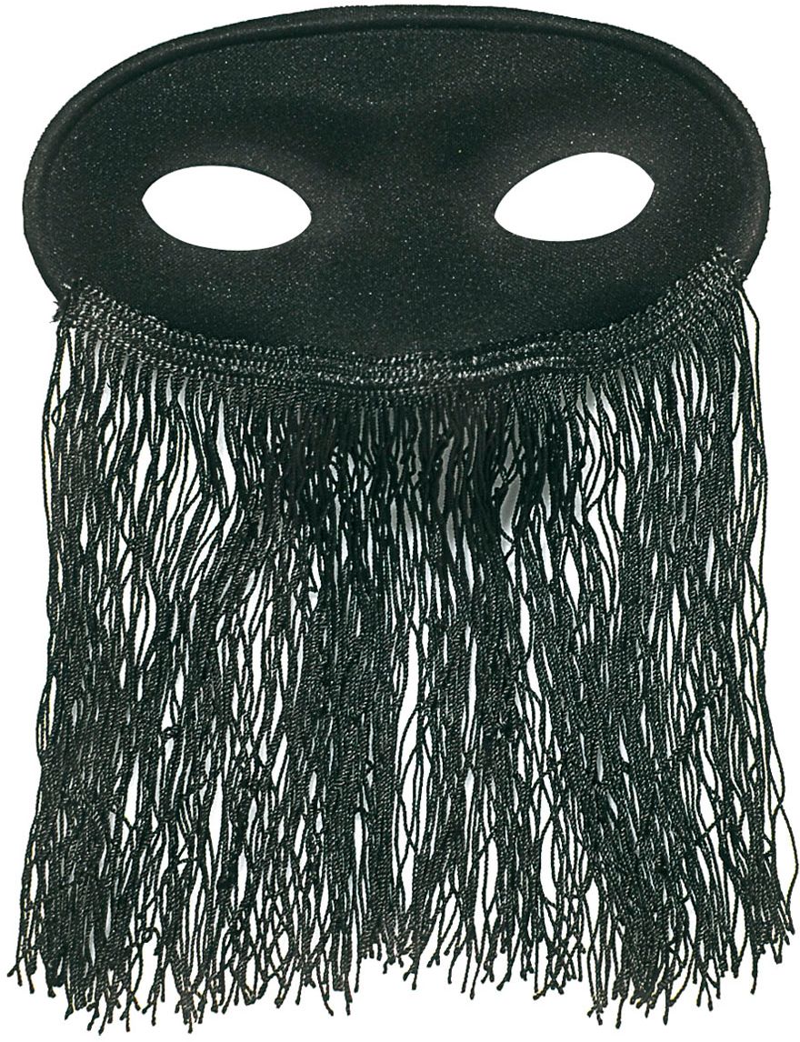 Zwart Odalisk Oogmasker