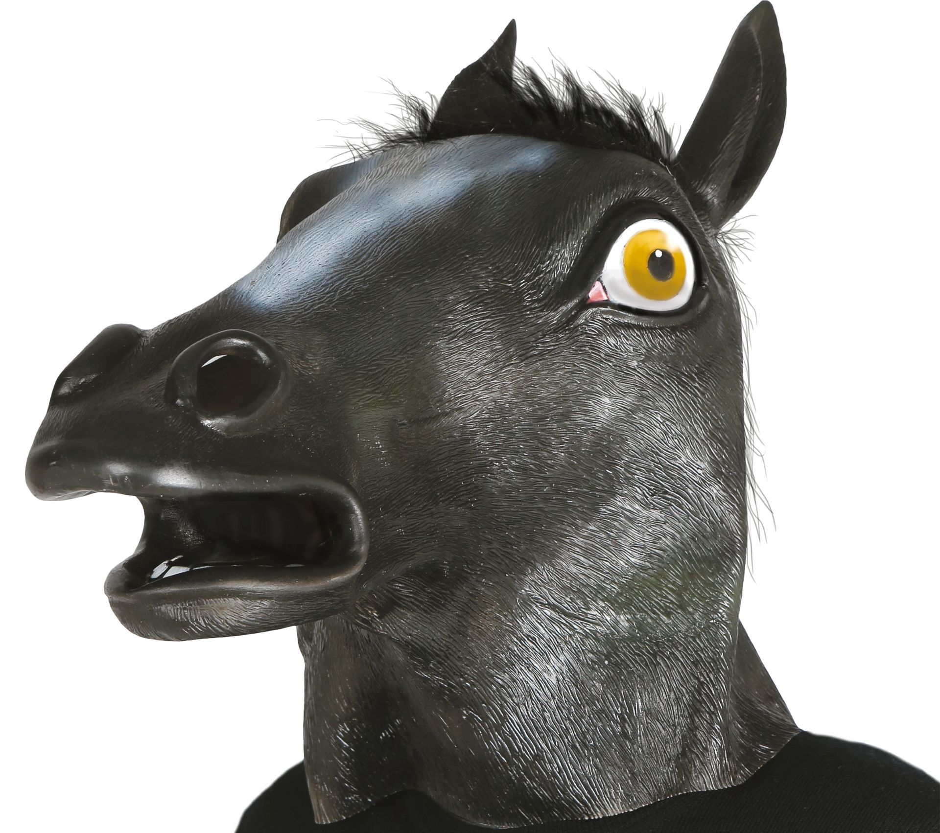 Zwart paardenmasker