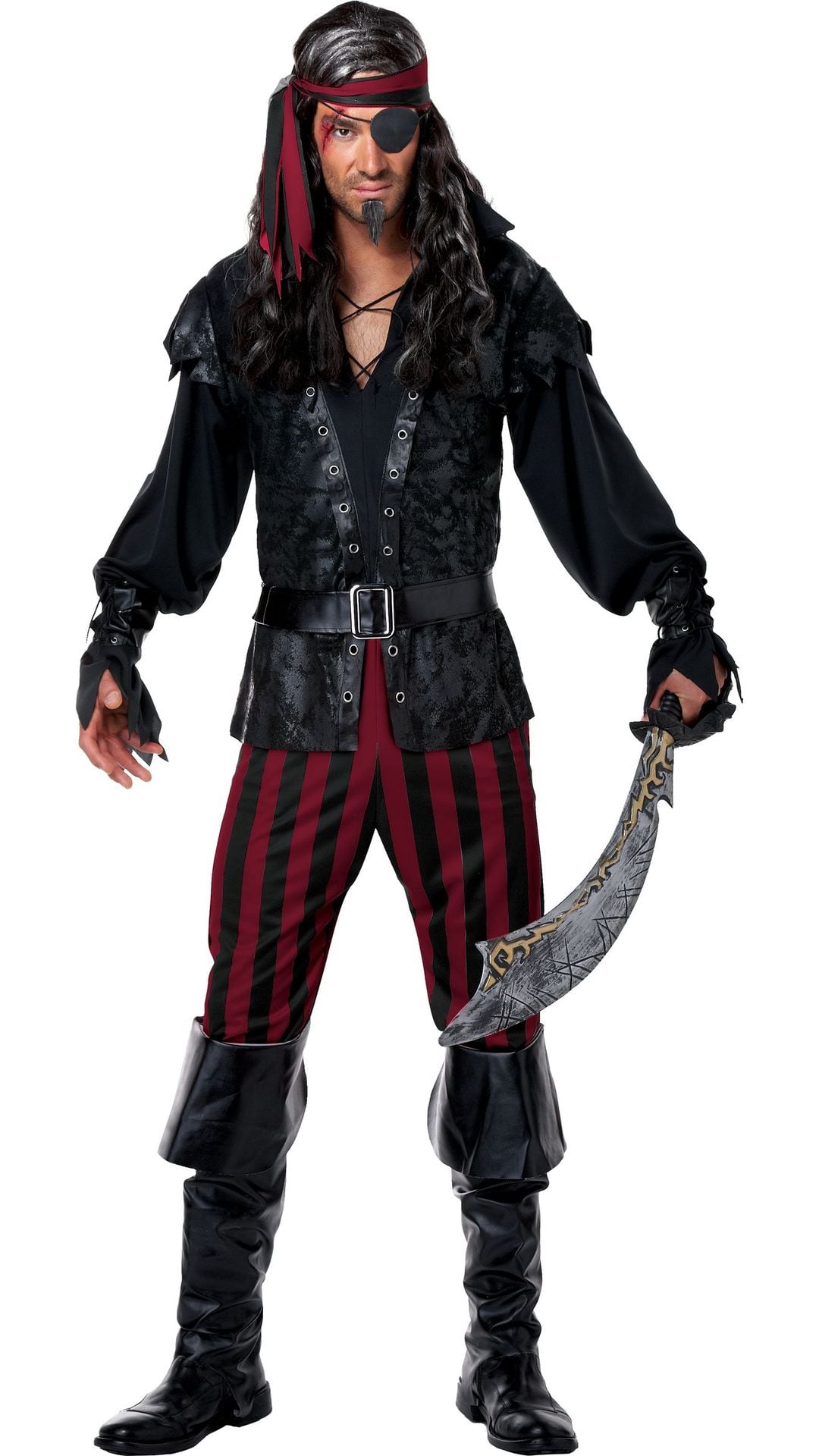 Zwart Piratenpak Man