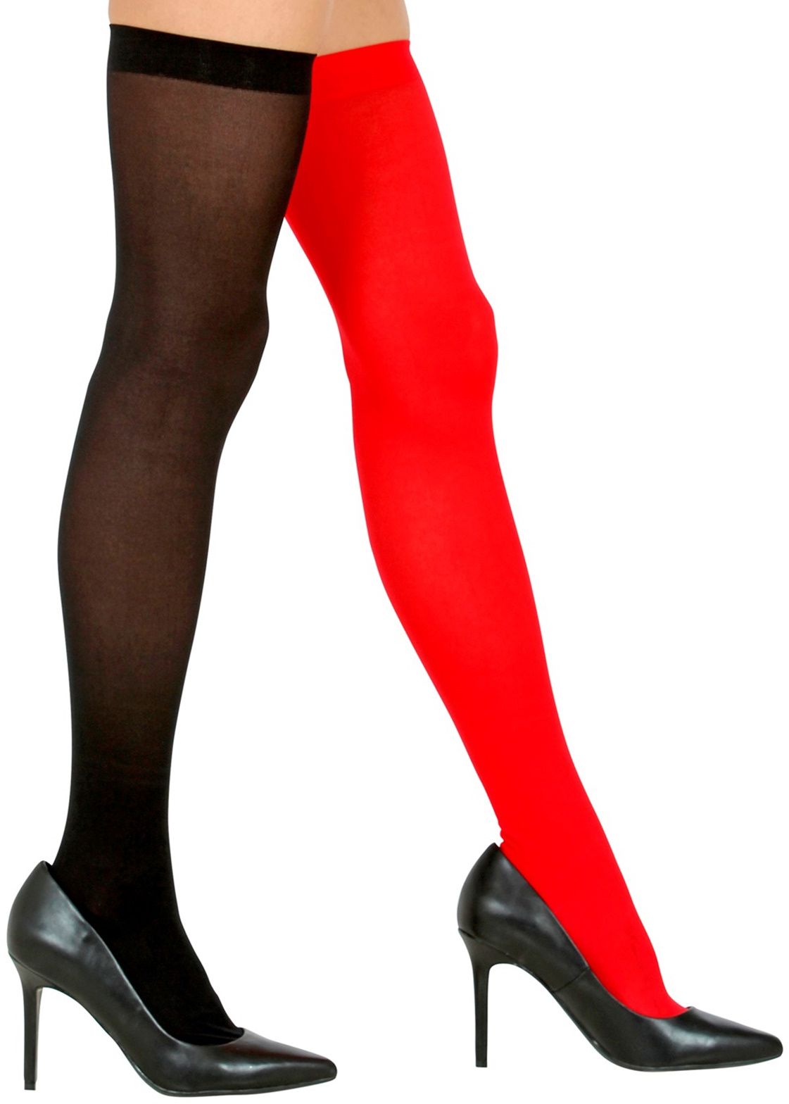 Zwart Rode Kniekousen