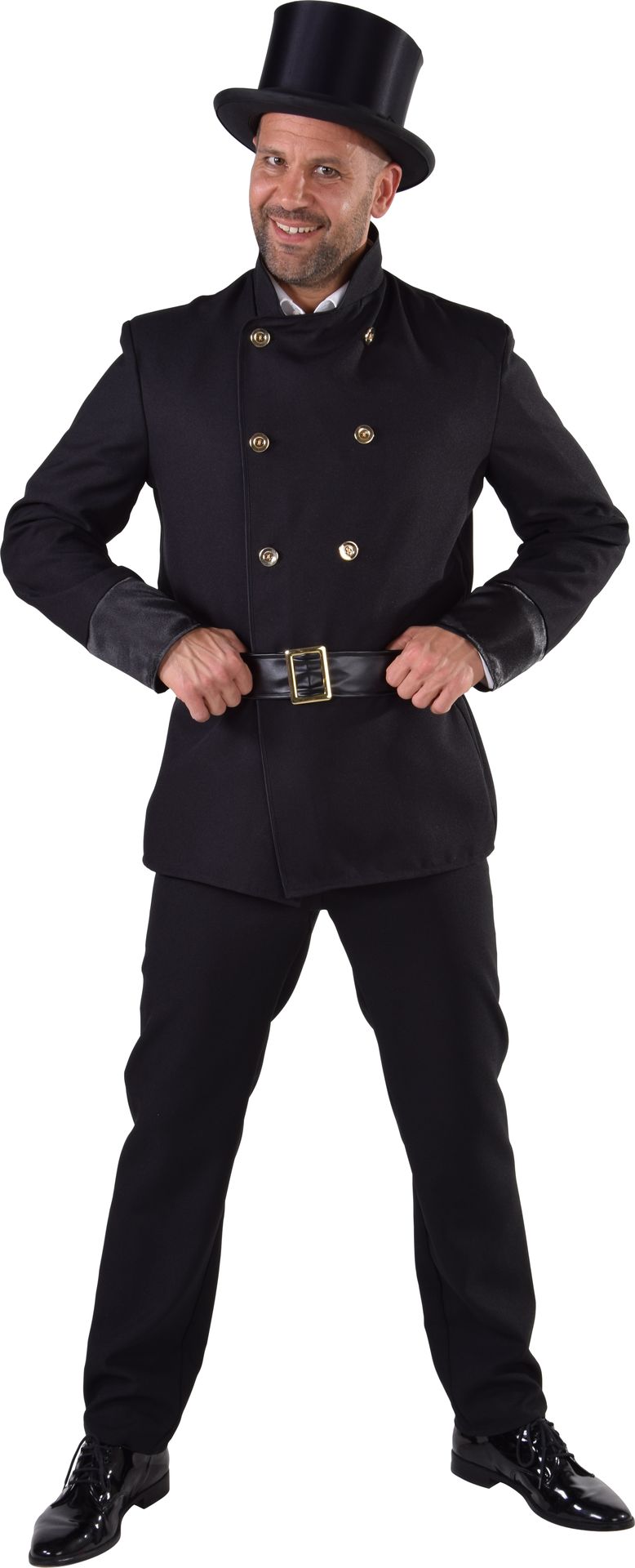 Zwart Schoorsteenveger Kostuum Heren