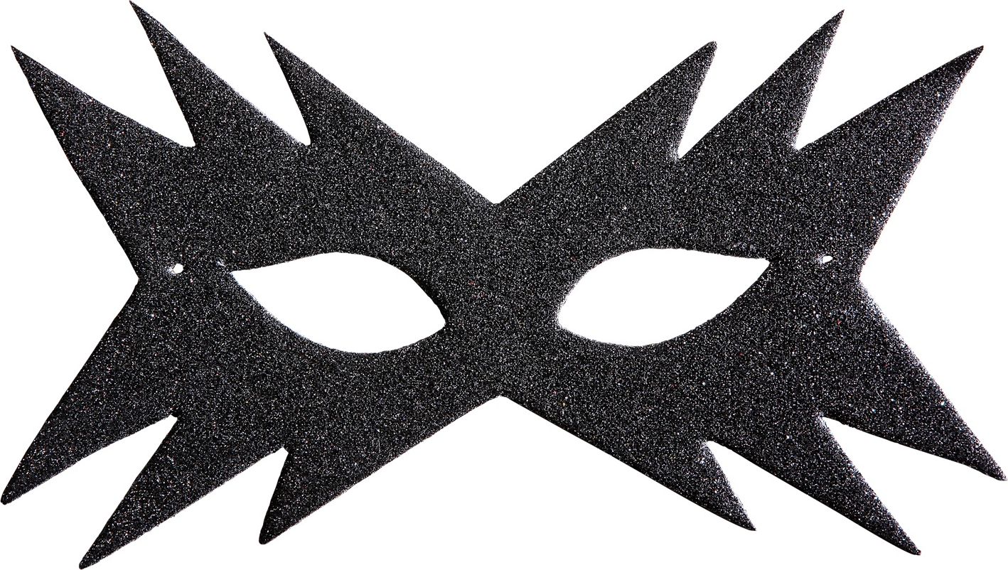 Zwart Sterren Oogmasker