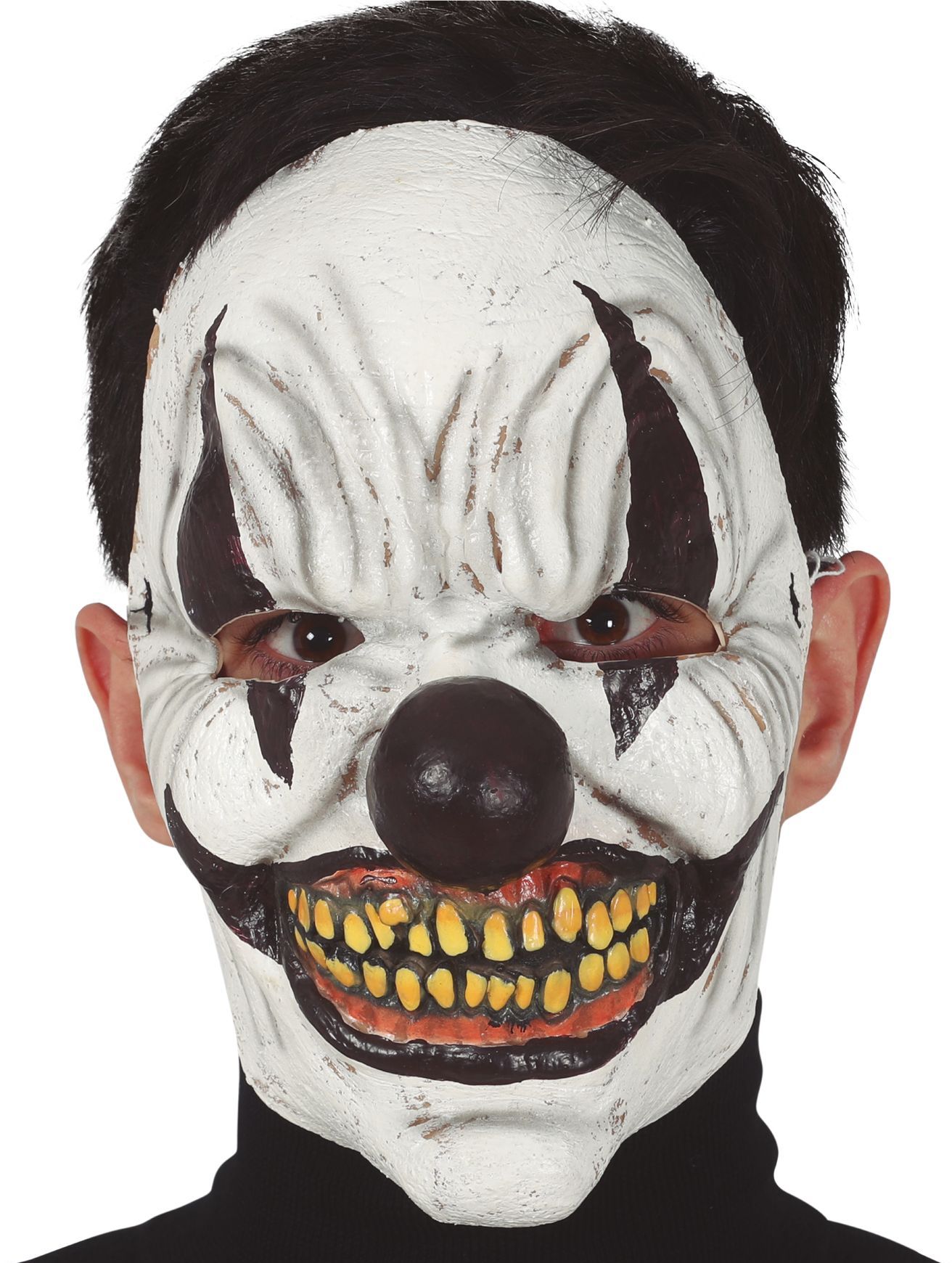 Zwart Wit Killerclown Masker
