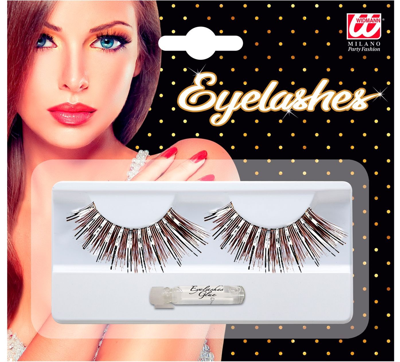 Zwart Zilveren Nepwimpers