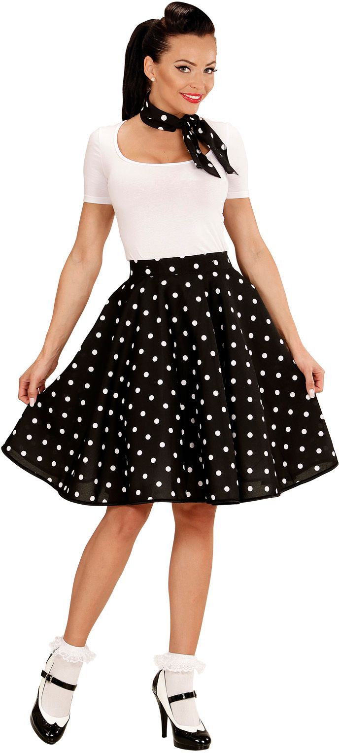 Zwarte 50's Rock met Nekband