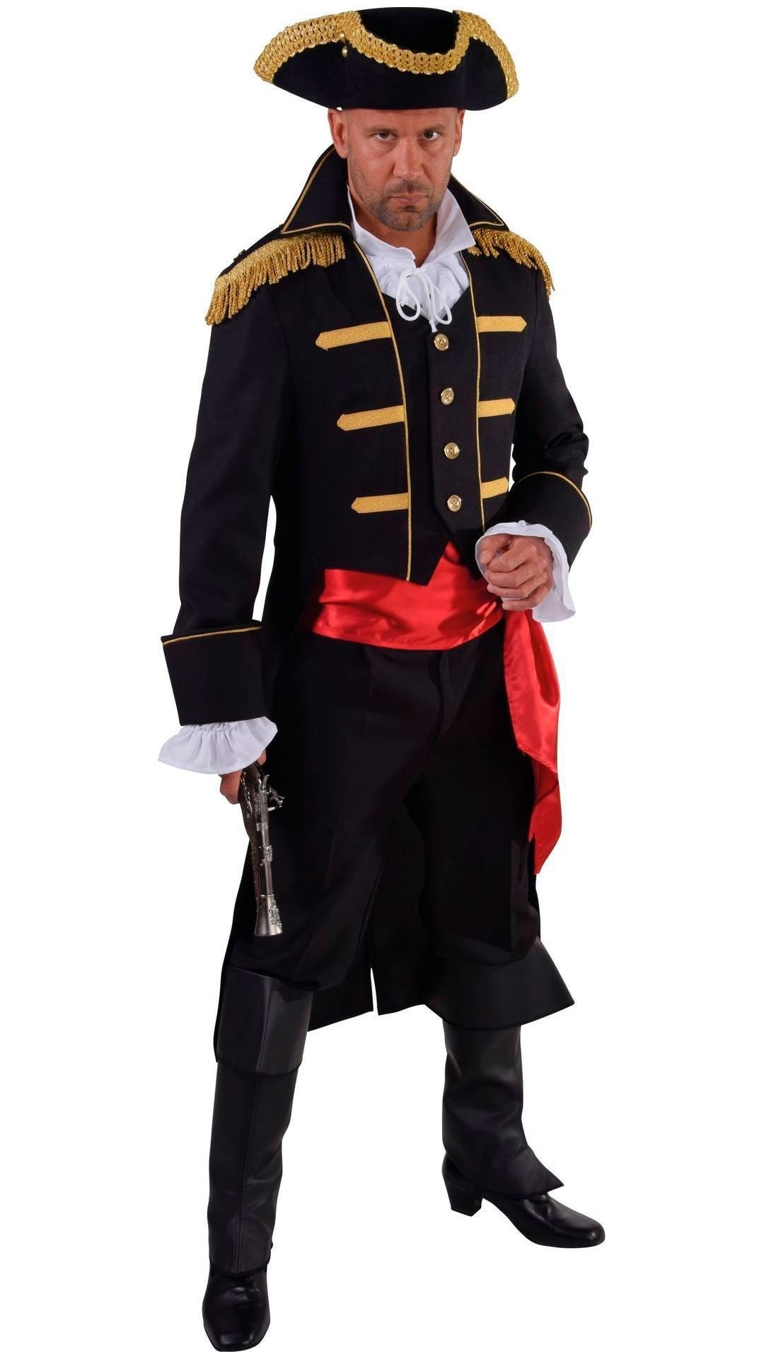 Zwarte Admiraals Mantel Heren