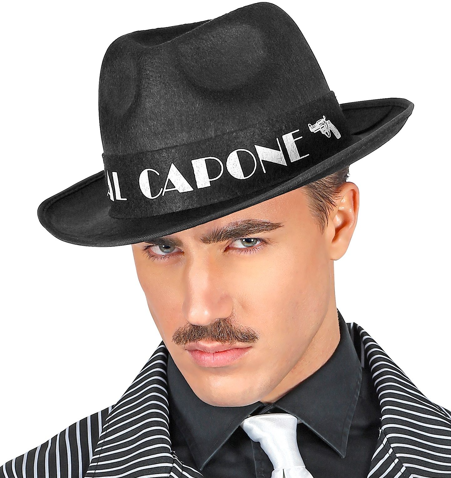 Zwarte Al Capone Hoed
