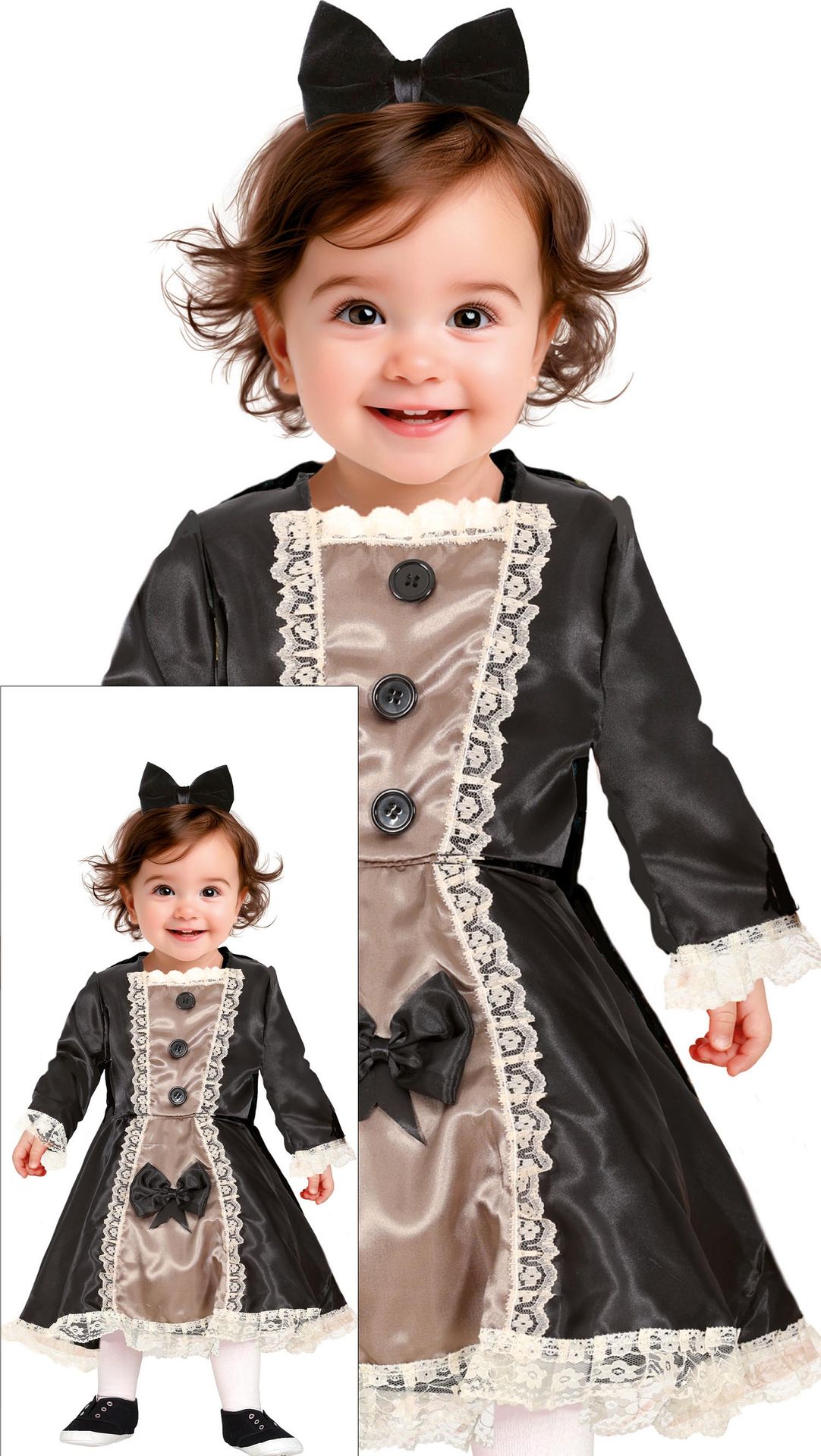 Zwarte Babyjurk Meisjes