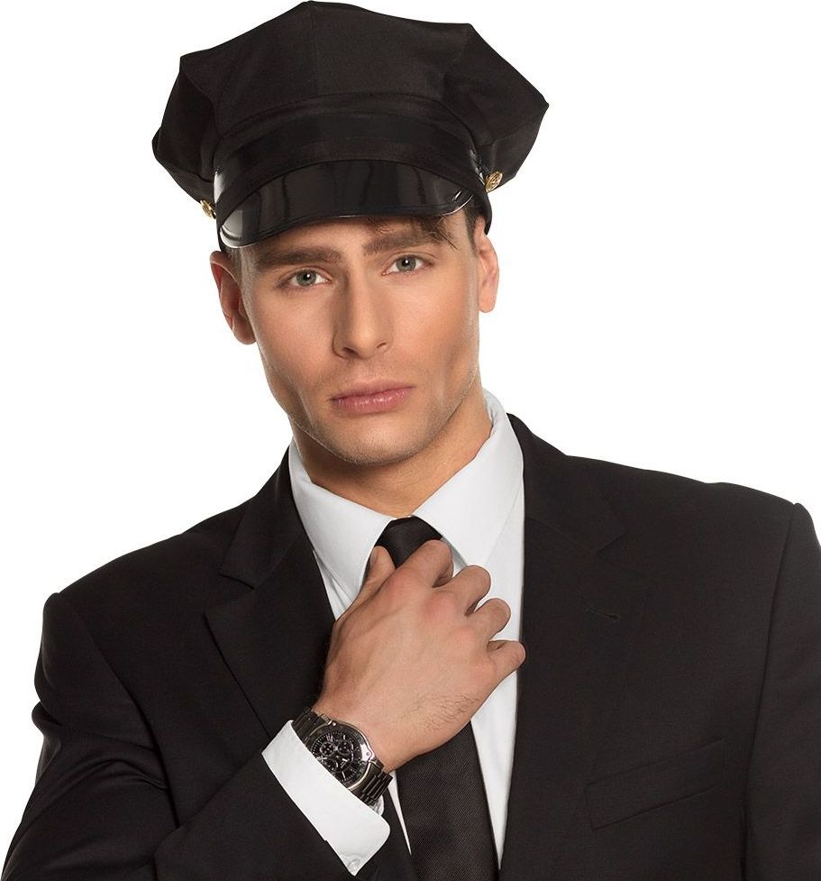 Zwarte Basis Chauffeur Piloot Pet