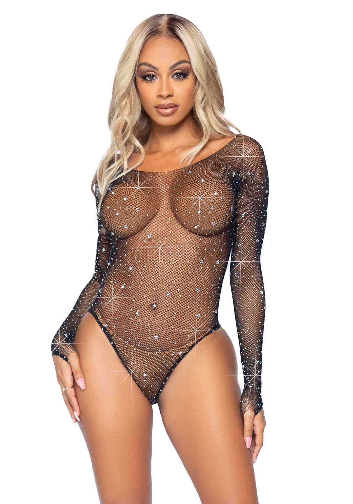Zwarte Bodysuit met Drukknoopsluiting