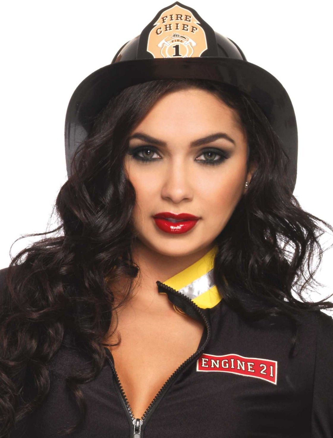 Zwarte Brandweerman Helm