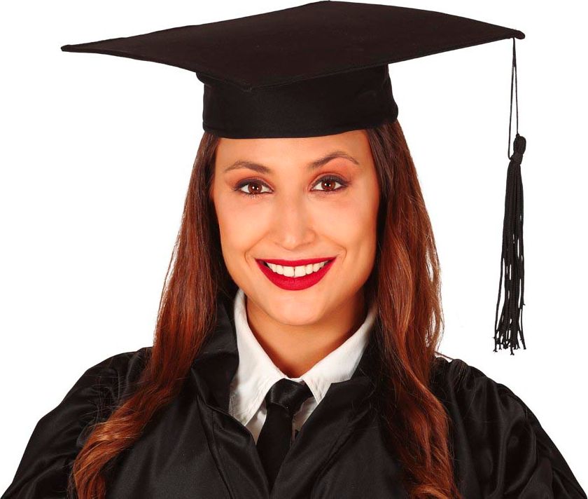 Zwarte Brede Afstudeerhoedje