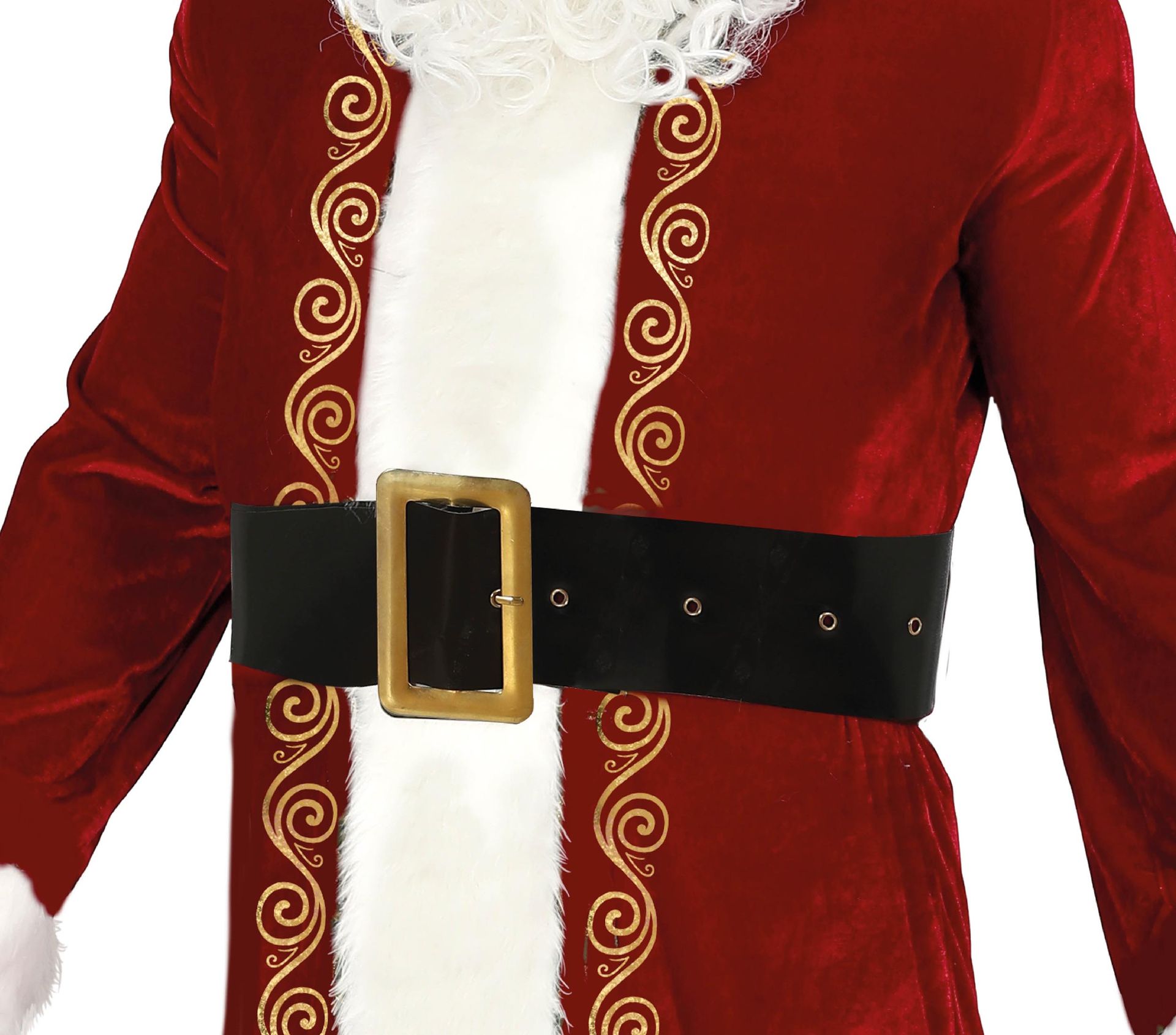 Zwarte Brede Kerstman Riem