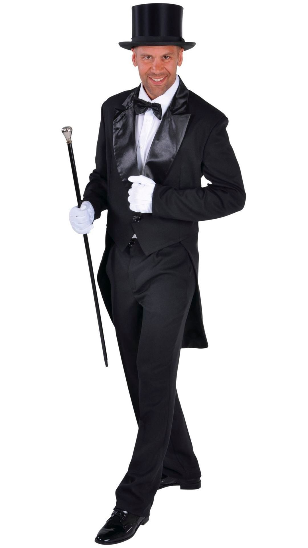 Zwarte Carnaval Slipjas Heren