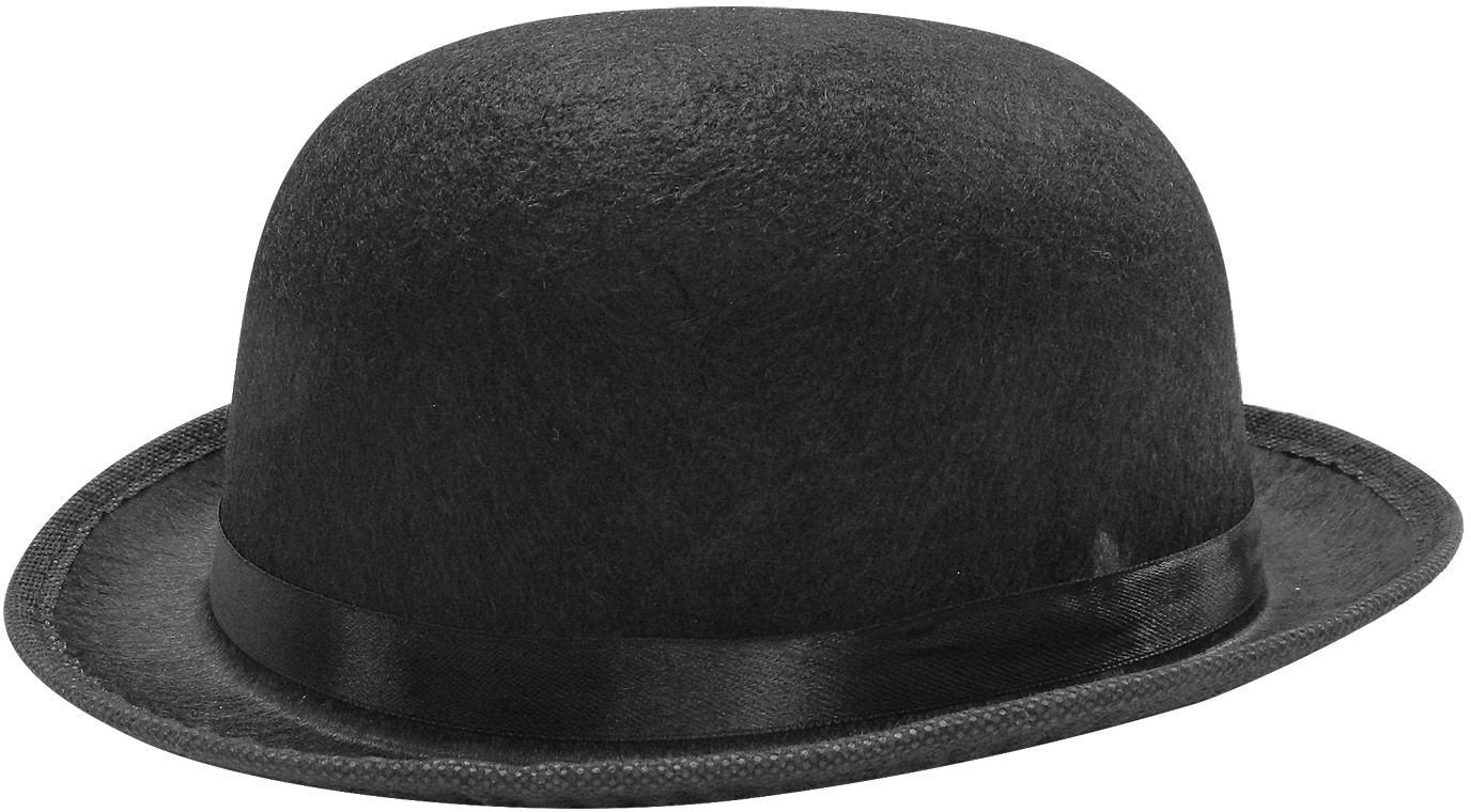 Zwarte Charlie Chaplin Bolhoed