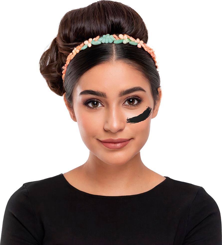 Zwarte Creme Schmink