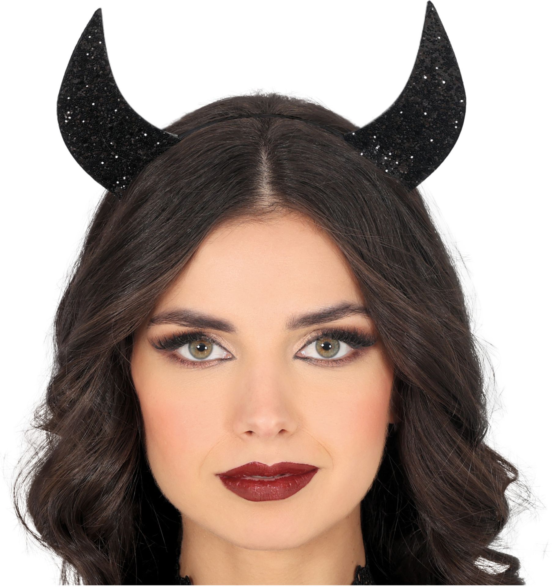 Zwarte Duivel Horens Hoofdband Halloween